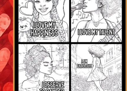 Adore Yourself: Self-Love Coloring Book